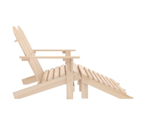 Silla Adirondack de jardín 2 plazas madera de abeto