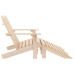 Silla Adirondack de jardín 2 plazas madera de abeto