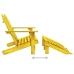 Silla Adirondack de jardín 2 plazas madera de abeto amarillo