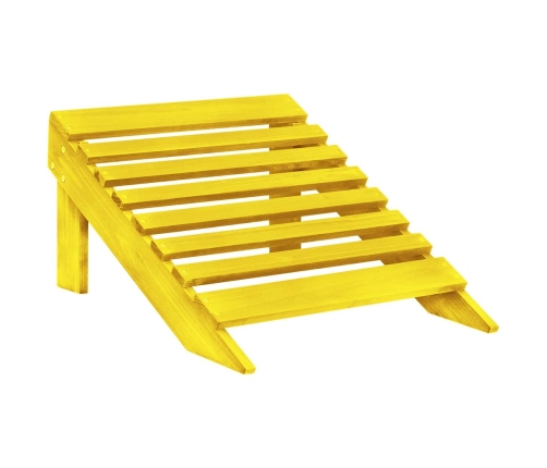 Silla Adirondack de jardín 2 plazas madera de abeto amarillo