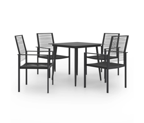 Juego de comedor de jardín 5 piezas