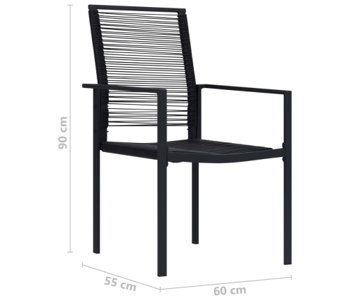 Juego de comedor de jardín 5 piezas