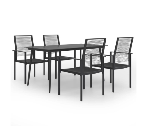 Juego de comedor de jardín 5 piezas