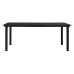 vidaXL Juego de comedor de jardín 9 piezas ratán PVC negro