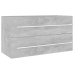 Set muebles de baño 2 piezas madera contrachapada gris hormigón