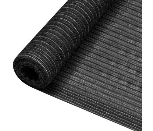 Red de privacidad HDPE gris antracita 1x10 m 75 g/m²