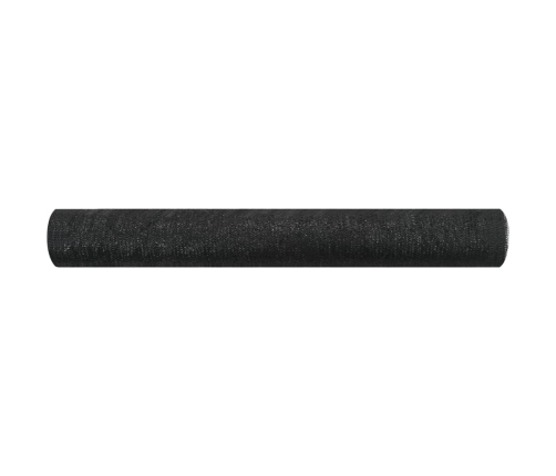 Red de privacidad HDPE negro 1,2x10 m 75 g/m²