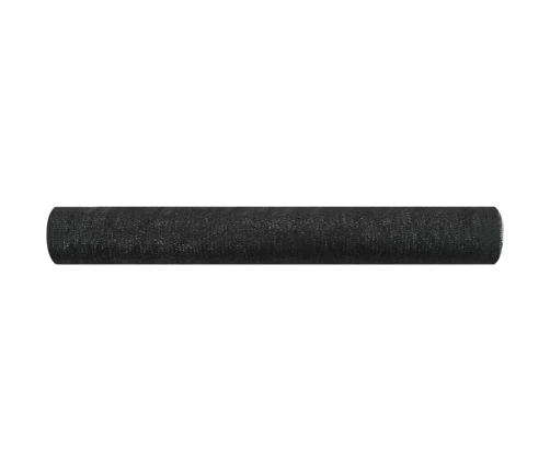 Red de privacidad HDPE negro 1,2x25 m 75 g/m²