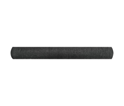 Red de privacidad HDPE negro 1x10 m 150 g/m²