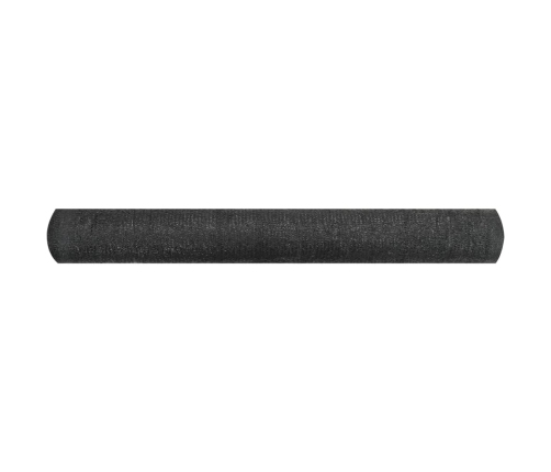 Red de privacidad HDPE negro 1,2x10 m 150 g/m²
