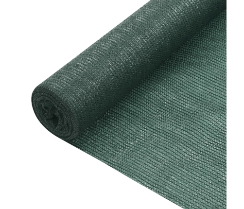 Red de privacidad HDPE verde 1x10 m 75 g/m²