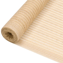 Red de privacidad HDPE beige 1x25 m 150 g/m²