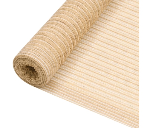 Red de privacidad HDPE beige 1x25 m 150 g/m²