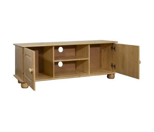 vidaXL Mueble para TV de madera maciza de pino 115x29x40 cm