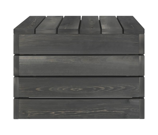 Muebles de jardín de palets 2 piezas cojines madera de pino