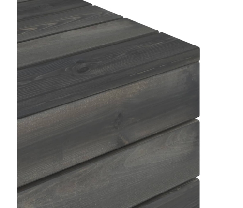 Muebles de jardín de palets 2 piezas cojines madera de pino