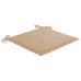 Sillas Batavia 2 uds teca maciza con cojines beige