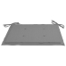 Set comedor de jardín plegable 3 piezas madera de teca cojines