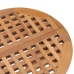Set comedor de jardín plegable 3 piezas madera de teca cojines