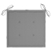 Set comedor de jardín plegable 3 piezas madera de teca cojines