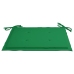 Set comedor de jardín plegable 3 piezas madera de teca cojines