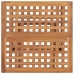 Set comedor de jardín plegable 3 piezas madera de teca cojines