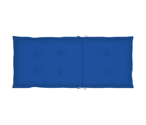 Silla mecedora con cojín bambú