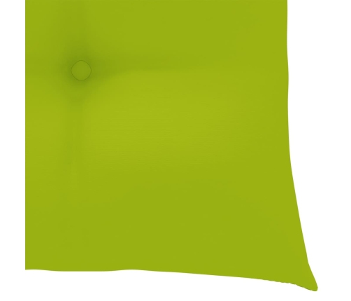 Set de comedor de jardín plegable 5 piezas con cojines bambú