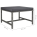 Set de muebles de jardín 6 pzas y cojines ratán sintético gris