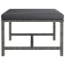 Set de muebles de jardín 8 pzas y cojines ratán sintético gris