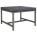 Set de muebles de jardín 9 pzas y cojines ratán sintético gris