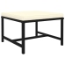 Set de muebles de jardín 6 pzas y cojines ratán sintético negro