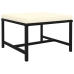 Set de muebles de jardín 6 pzas y cojines ratán sintético negro