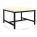 Set de muebles de jardín 9 pzas y cojines ratán sintético negro