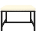 Set de muebles de jardín 10 pzas cojines ratán sintético negro