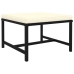 Set de muebles de jardín 11 pzas cojines ratán sintético negro