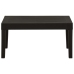 Set de muebles de jardín 3 piezas con cojines plástico gris