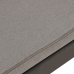 Set de muebles de jardín 3 piezas con cojines plástico gris