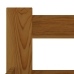 Estructura cama sin colchón madera pino marrón miel 100x200 cm