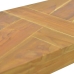 Mesa consola de madera maciza de teca 110x35x75 cm