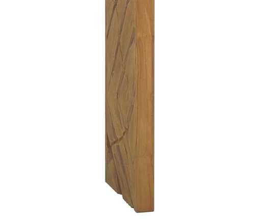 Mesa consola de madera maciza de teca 110x35x75 cm