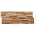 Paneles de revestimiento de pared 3D 10 uds madera teca 1,08 m²