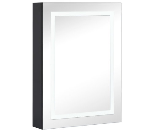 Mueble de baño con espejo LED 50x13x70 cm