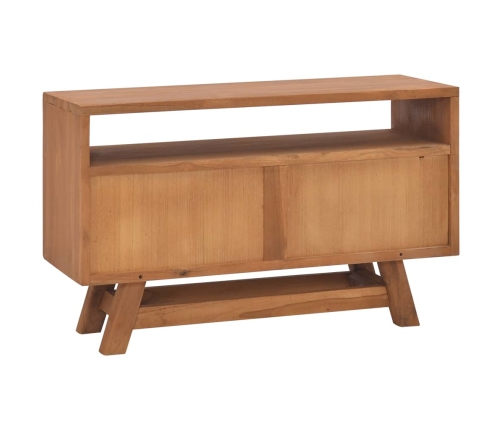 Mueble para TV de madera maciza de teca 80x30x50 cm