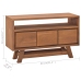 Mueble para TV de madera maciza de teca 80x30x50 cm