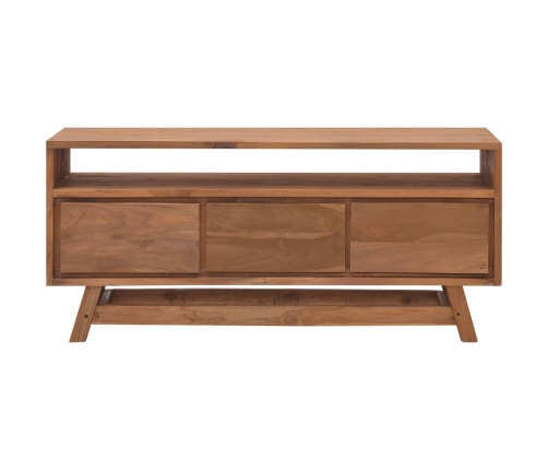 Mueble para TV de madera maciza de mango 110x30x50 cm