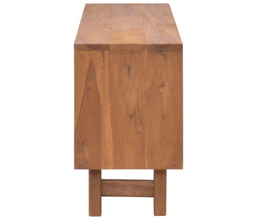 Mueble para TV de madera maciza de mango 110x30x50 cm