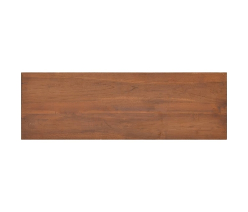 Mueble para TV de madera maciza de teca 90x30x40 cm