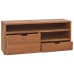 Mueble para TV de madera maciza de teca 90x30x40 cm