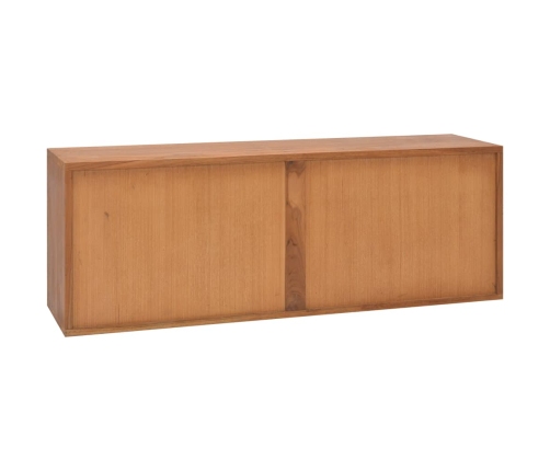 Mueble de TV madera maciza de teca 110x30x40 cm